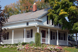 Amish house with large porch