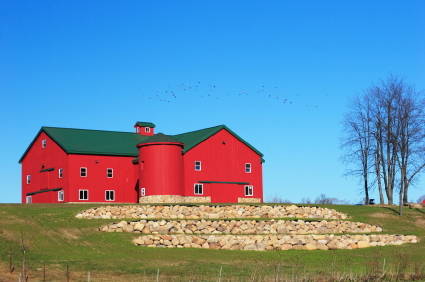 Red Amish Barn